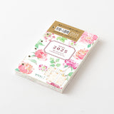 Midori Refill 2025 - Floral Pattern - B7 - Weekly