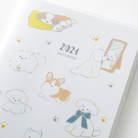 Midori Pocket Diary Slim - 2024 - Dog