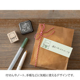 Midori Ojisan 30th Anniversary Wooden Stamp - Pattern B