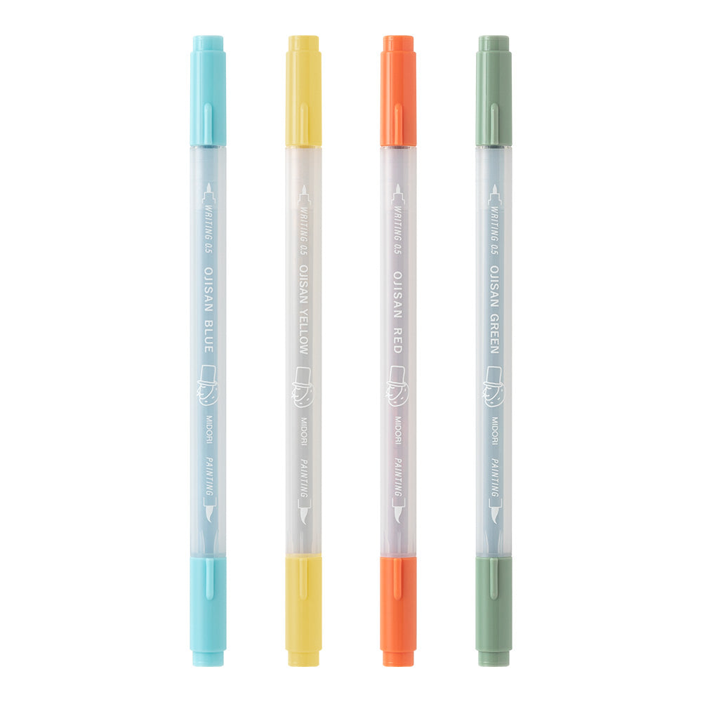 Midori Ojisan 30th Anniversary Color Pens for Paintable Stamp