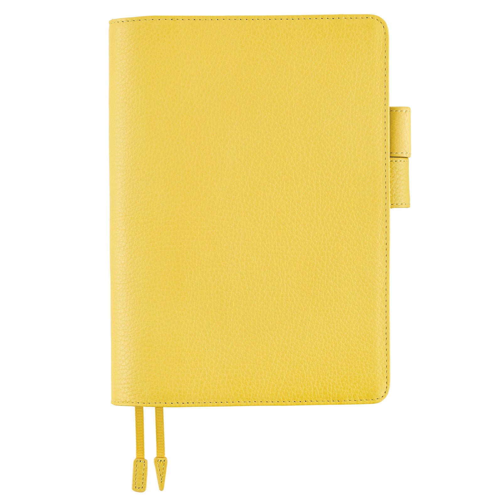 Hobonichi Cousin Cover 2025 - Leather: Brilliant Yellow - A5