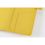 Hobonichi Cousin Cover 2025 - Leather: Brilliant Yellow - A5