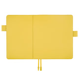 Hobonichi Cousin Cover 2025 - Leather: Brilliant Yellow - A5