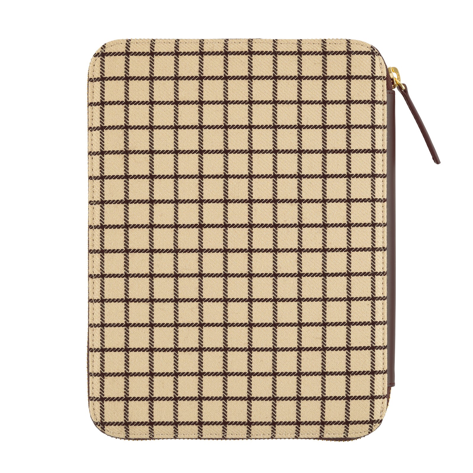 Hobonichi Cousin Cover 2025 - Taut Zipped (Cafe au Lait Plaid) - A5