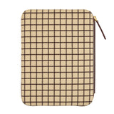 Hobonichi Cousin Cover 2025 - Taut Zipped (Cafe au Lait Plaid) - A5