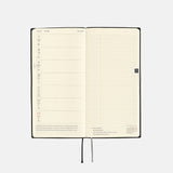 Hobonichi Techo Weeks 2025 - White Line: Black