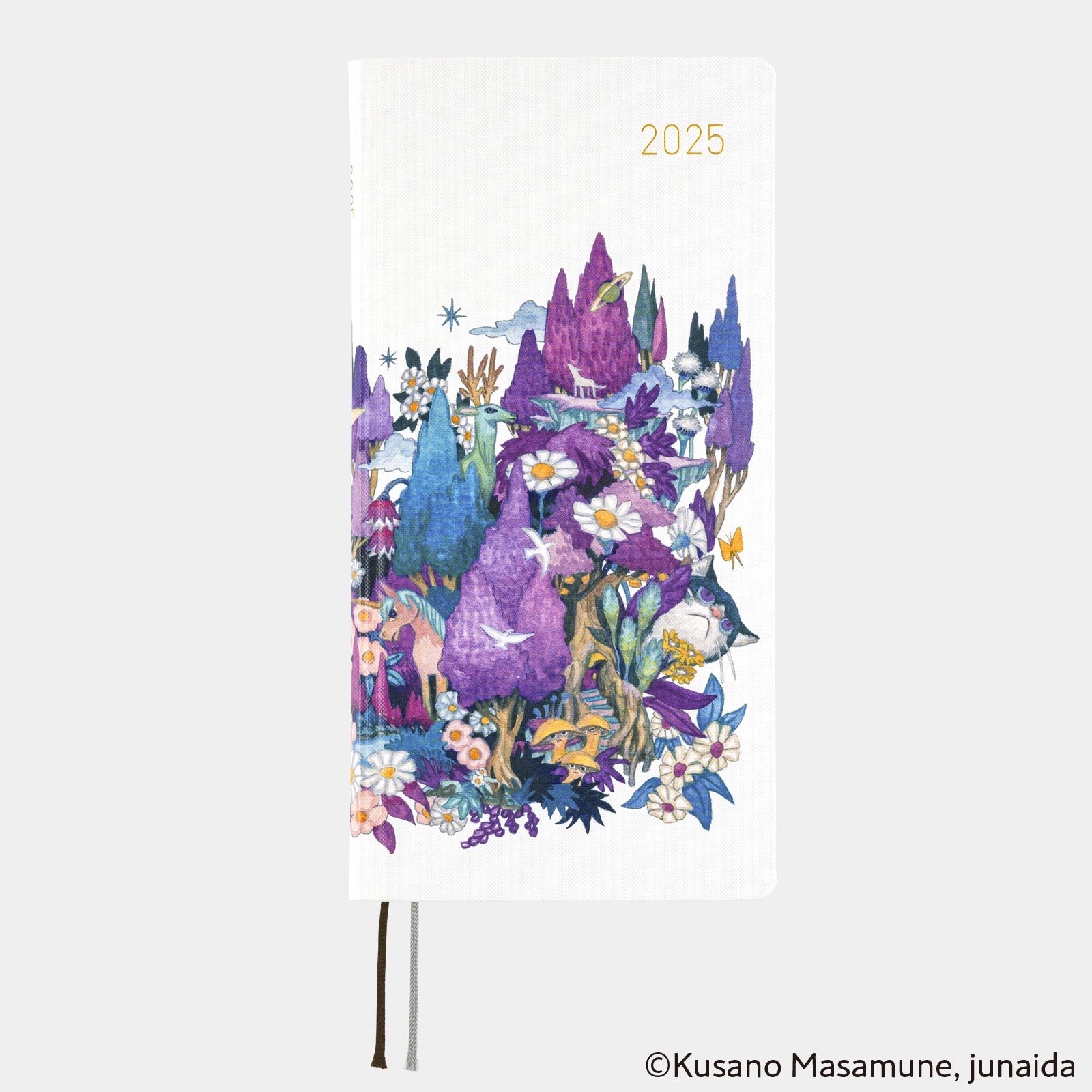 Hobonichi Techo Weeks 2025 - Masamune Kusano x junaida: Through the Purple Night