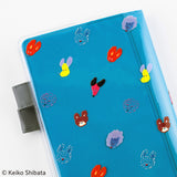 Hobonichi Cover on Cover - Keiko Shibata: Dog Ears Fluttering in the Wind - A5