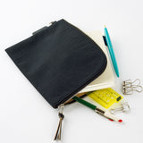 Hobonichi Tragen Flat Pouch - Black