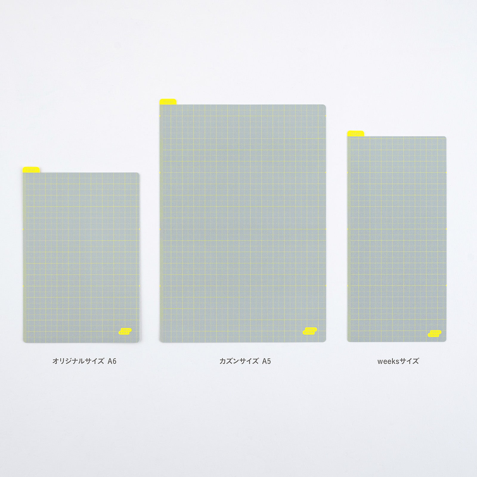 Hobonichi Pencil Board - Ice Gray x Yellow