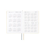 Hobonichi Techo HON 2025 - A5 - Slash Ivory - English