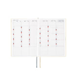 Hobonichi Techo HON 2025 - A5 - Slash Ivory - English