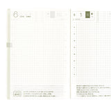 Hobonichi Techo HON 2025 - A6 - Paper Series: Black Gingham - English