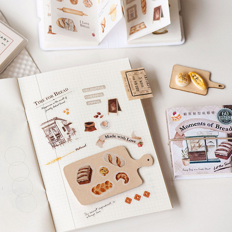 MU Die-cut Washi Book - #5 Moments of Bread