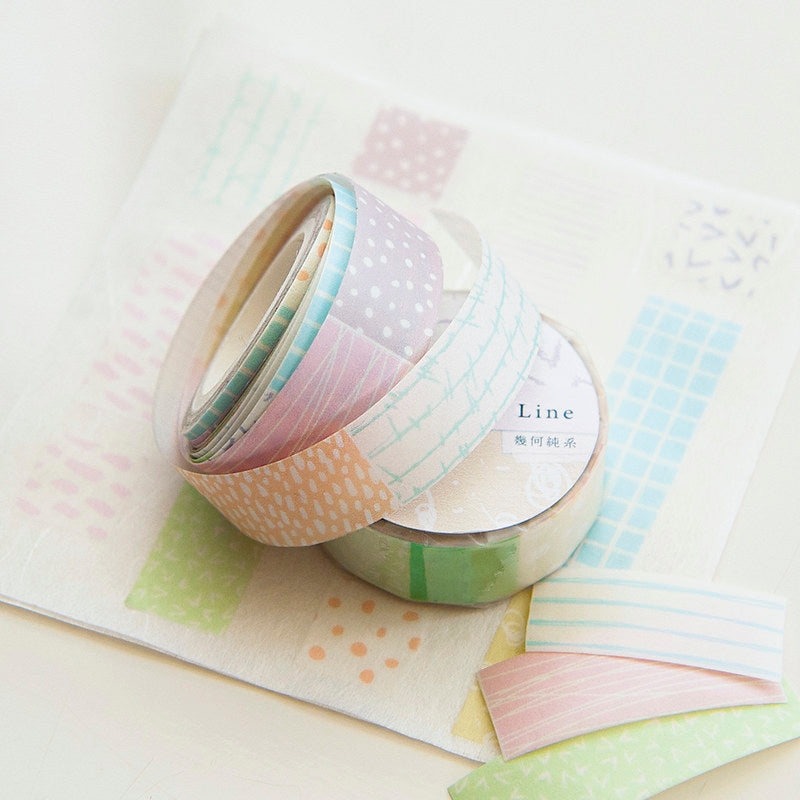 MU Shape Tear Washi Tape - #5 Pure Line