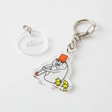 Midori Ojisan 30th Anniversary Acrylic Keychain - Sit Cross-Legged