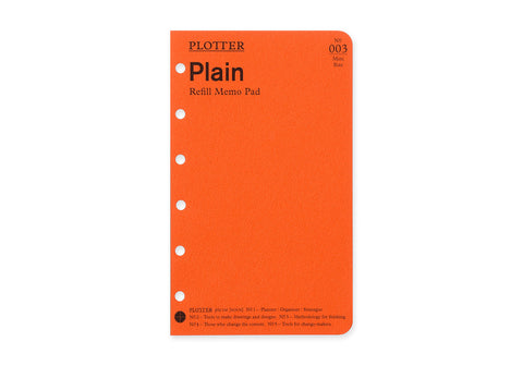 PLOTTER Refill Memo Pad - Mini Size