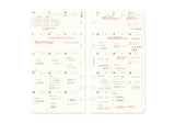 PLOTTER Schedule Refill 2025 - Monthly - Bible Size