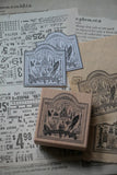 LCN Wooden Rubber Stamp - Signboard: Pen