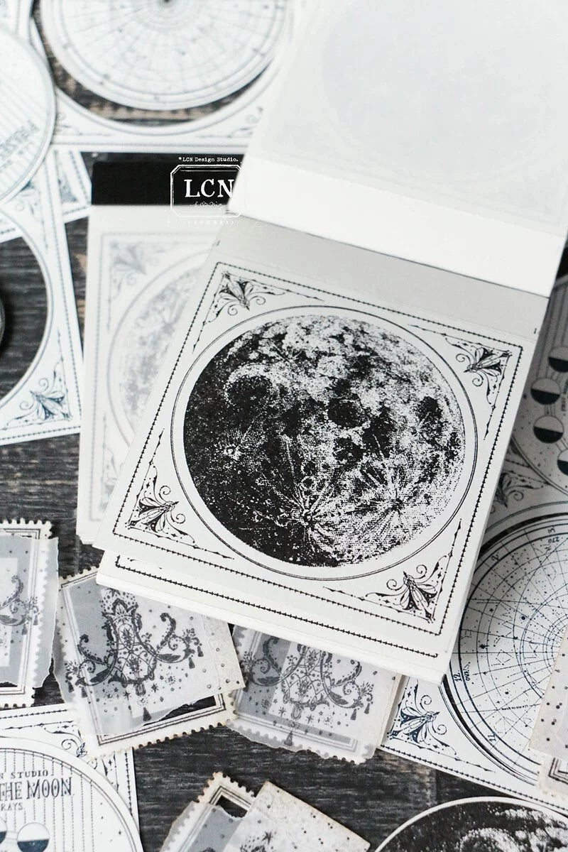 LCN Letterpress Notepad - Star-Moon