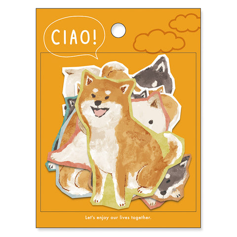 Mind Wave Flake Sticker - Ciao - Shiba