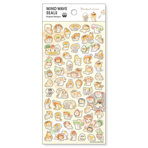 Mind Wave Sticker Sheet - Cats