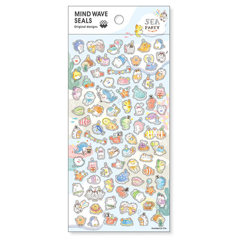 Mind Wave Sticker Sheet - Sea Party