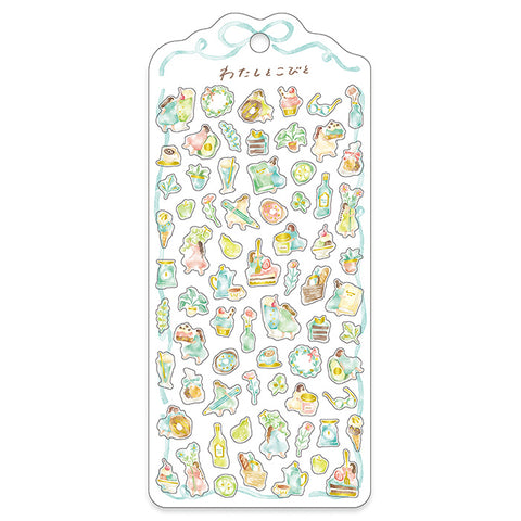 Mind Wave - Watashi to Kobito Sticker Sheet - Green