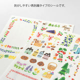 Yuru Log 2 Sheets Sticker - Nordic