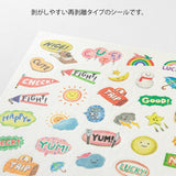 Yuru Log 1 Sheet Sticker - Feeling