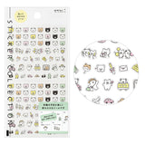 Midori Sticker Sheet - Emoji Bear