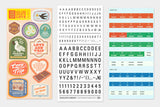 TRAVELER'S Notebook Customized Sticker Set for 2025 Diary (Pre-order Starts 10/1, Ships 10/16)