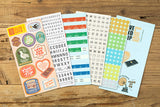 TRAVELER'S Notebook Customized Sticker Set for 2025 Diary (Pre-order Starts 10/1, Ships 10/16)