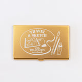 TRAVELER's Company USA x Art Toolkit - TRAVEL & SKETCH - Pocket Palette - Bronze