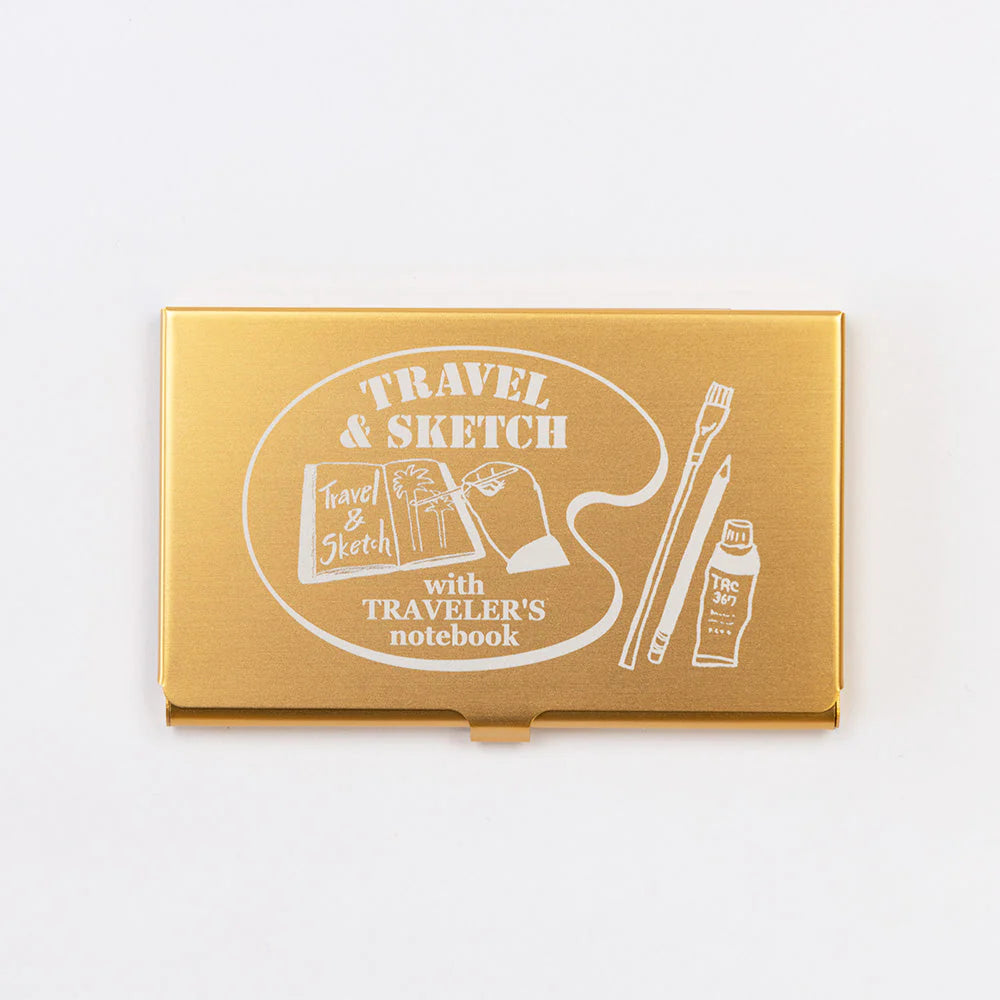 TRAVELER's Company USA x Art Toolkit - TRAVEL & SKETCH - Explore Pocket Palette Plus - Bronze (Coming Soon)