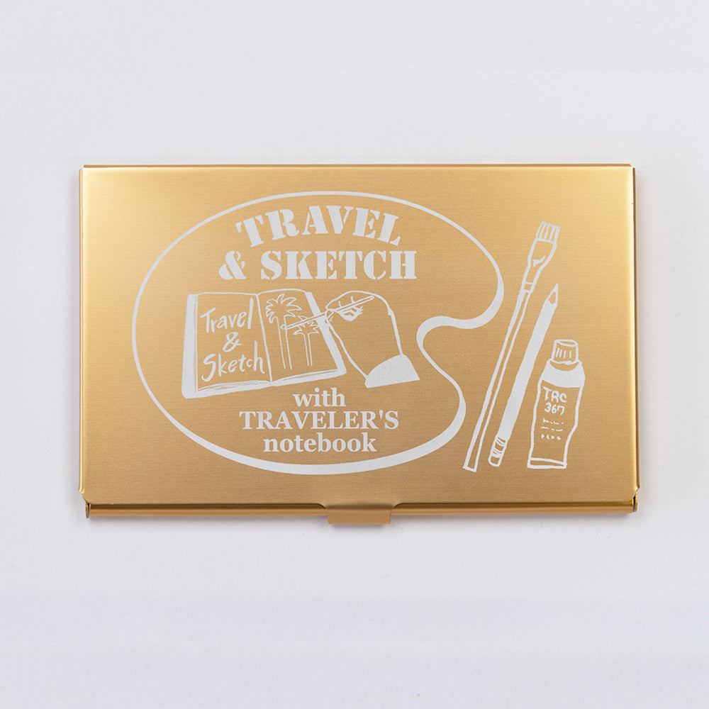 TRAVELER's Company USA x Art Toolkit - TRAVEL & SKETCH - Explore Folio Palette Plus - Bronze (Coming Soon)