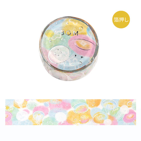 BGM Washi Tape -  Dreaming Landscape - Jellyfish