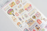 Kamio Illustrated Picture Book Stickers - Idol Fans