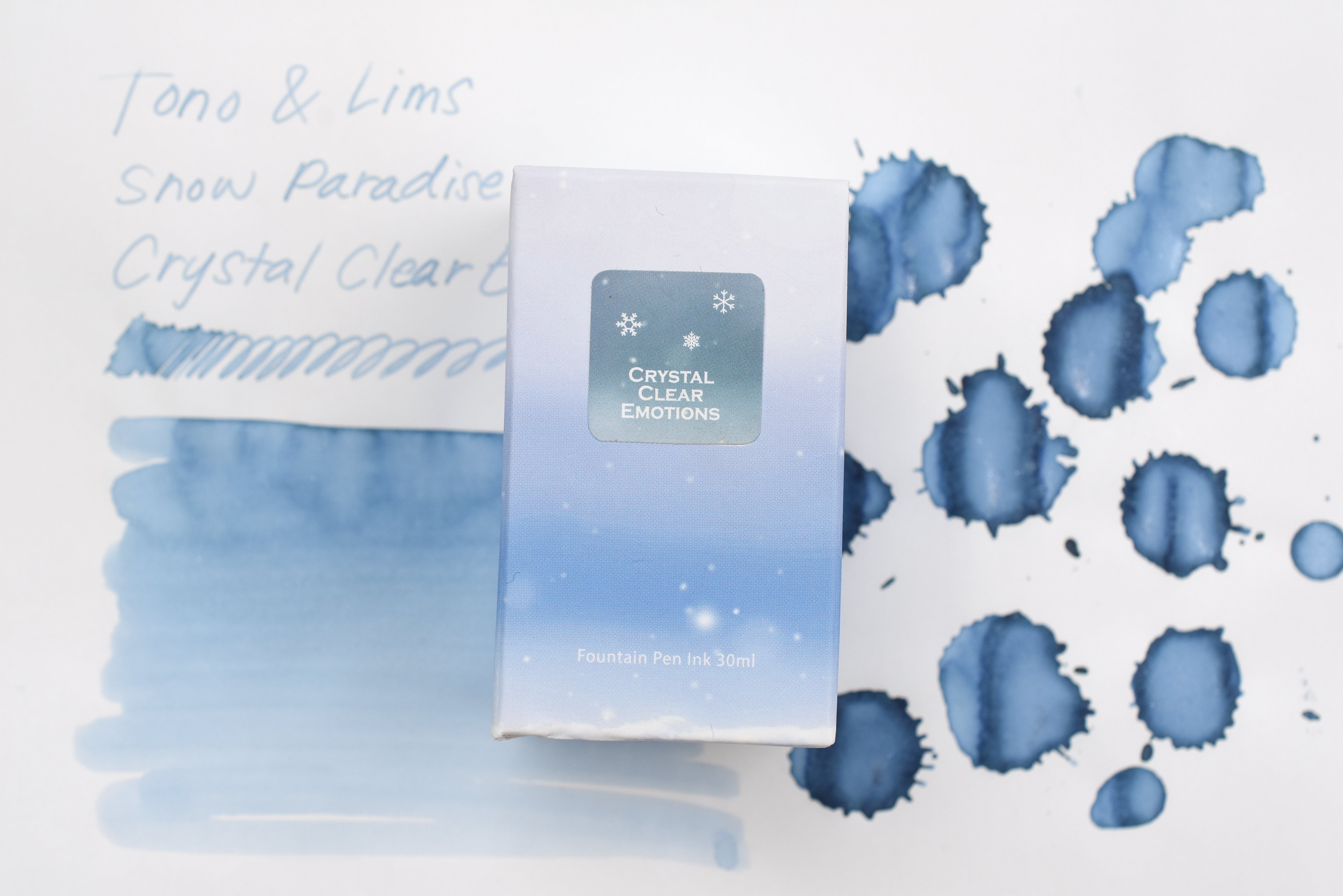 Tono & Lims Ink Bottle - Snow Paradise - Crystal Clear Emotions - 30ml