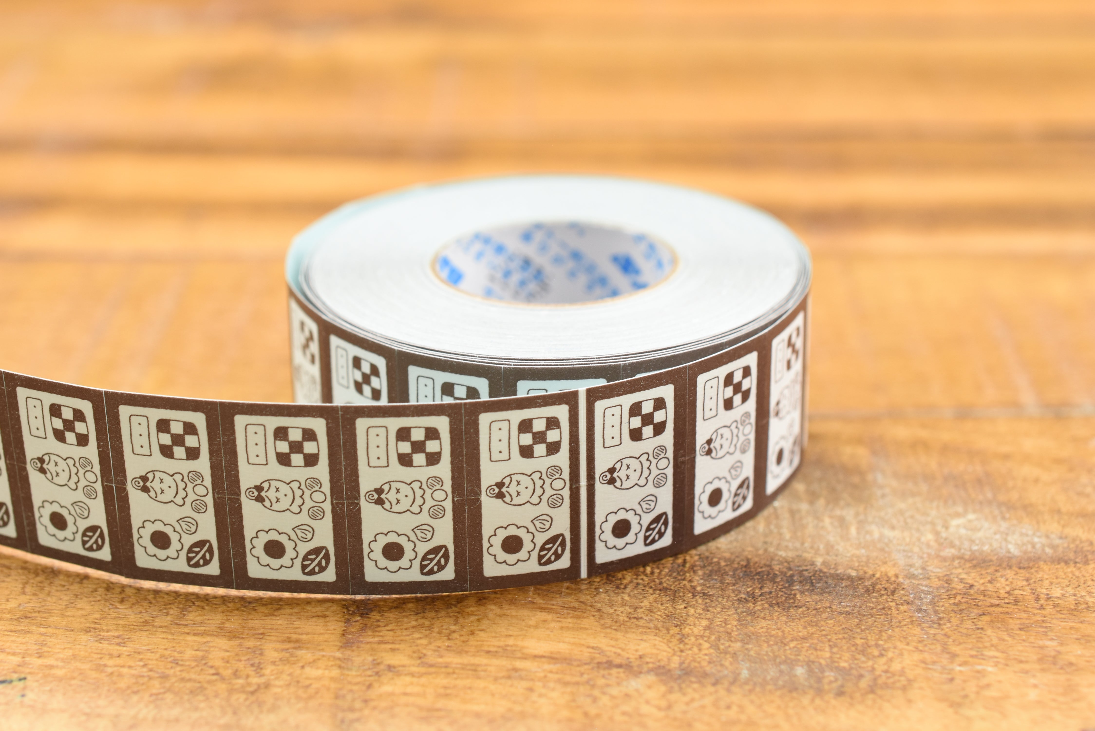 Stamp Marche - Label Sticker Roll - Cookie Tin