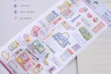 Kamio Illustrated Picture Book Stickers - Nostalgic Stationery