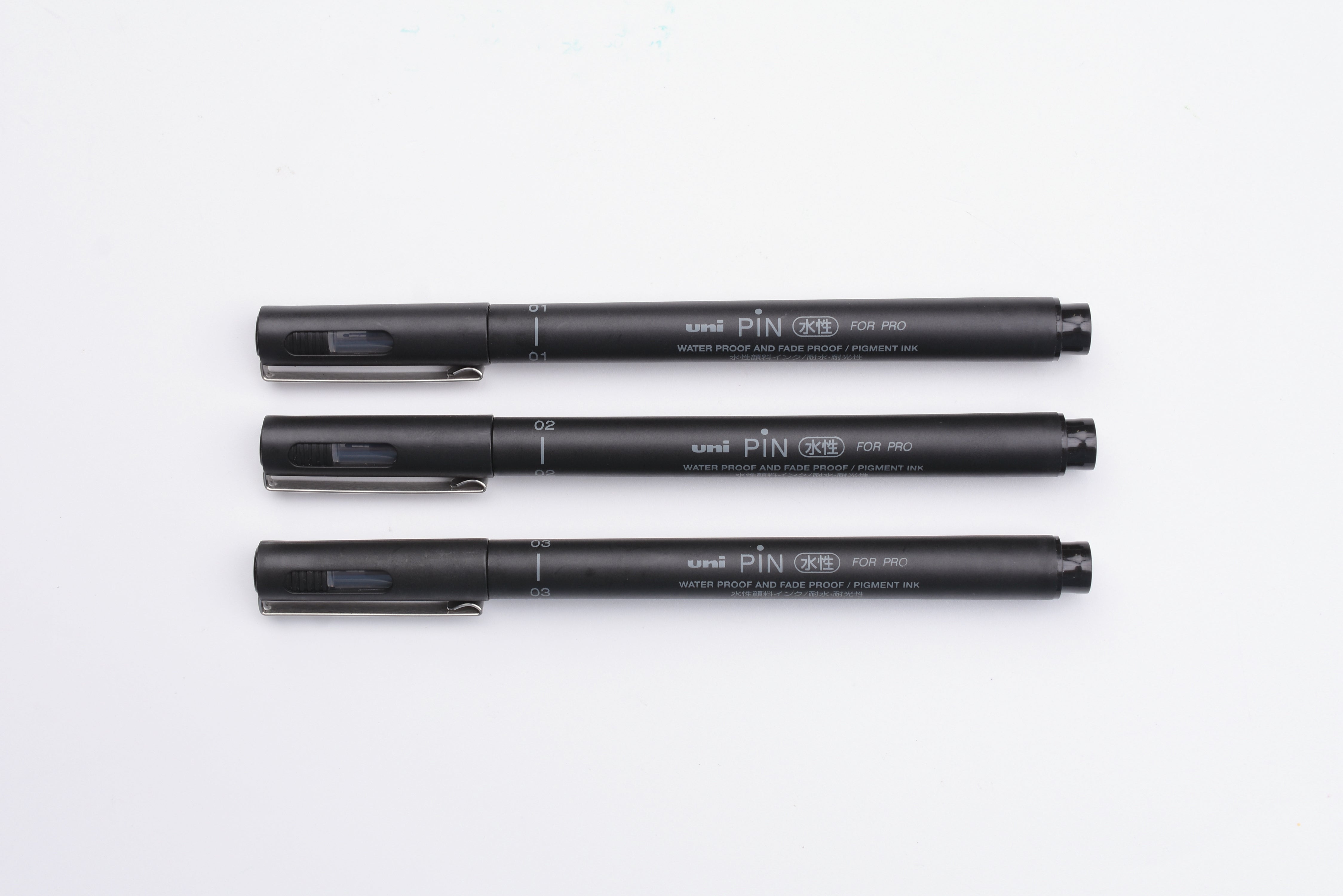 Uni Pin Fineliner Pen - For Pro - Black