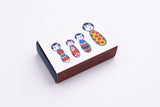 Classiky - Matchbox Small Flake Stickers - KOKESHI Doll