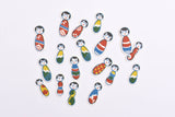 Classiky - Matchbox Small Flake Stickers - KOKESHI Doll