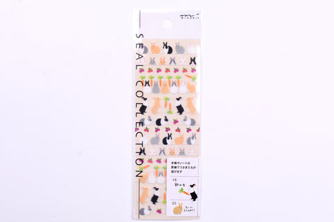 Midori Planner Sticker - Bunny Garden