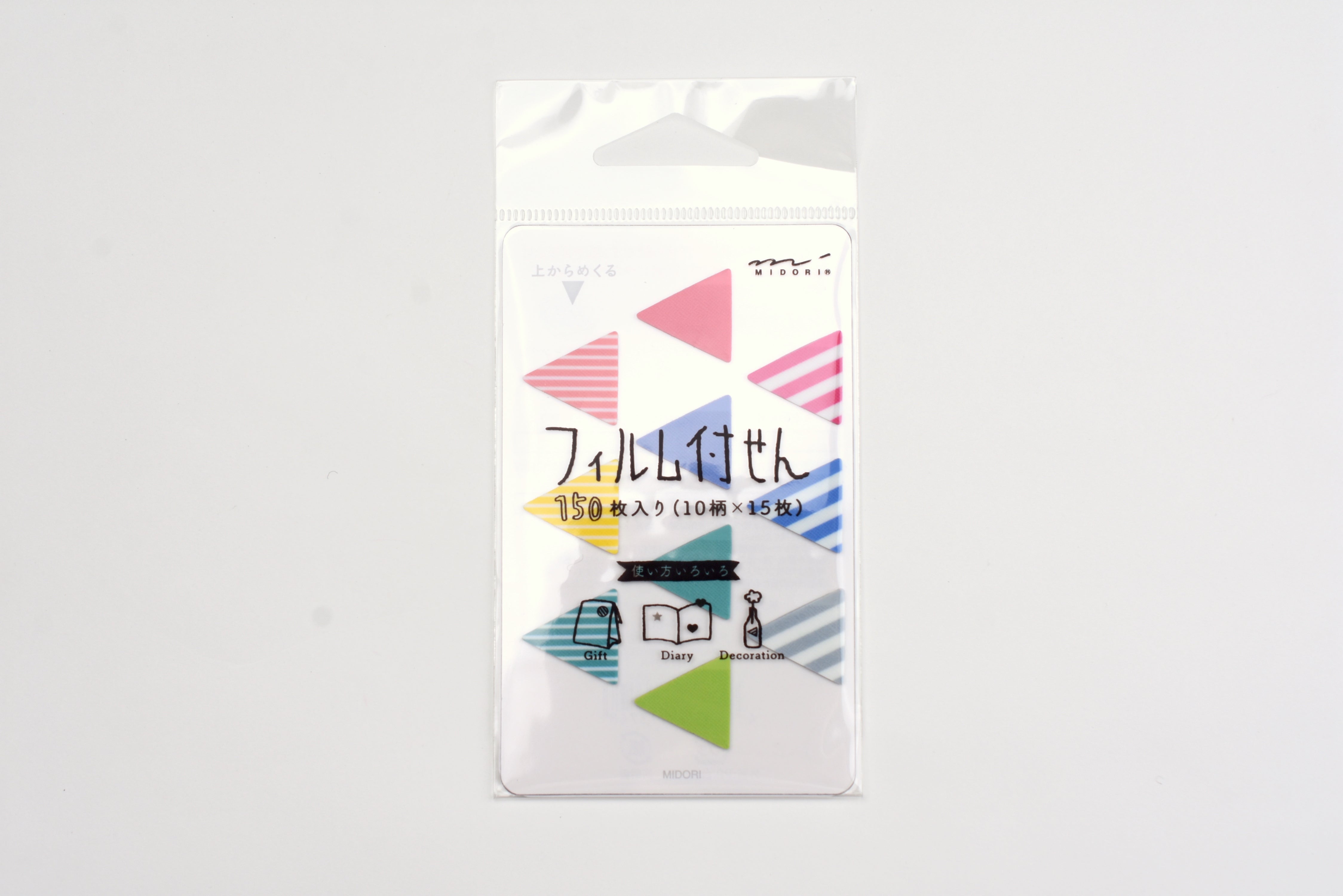 Midori Memo Film Mini Sticky Notes - Triangles