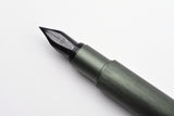 Faber-Castell - Design Neo Slim Fountain Pen - Olive Green Aluminum