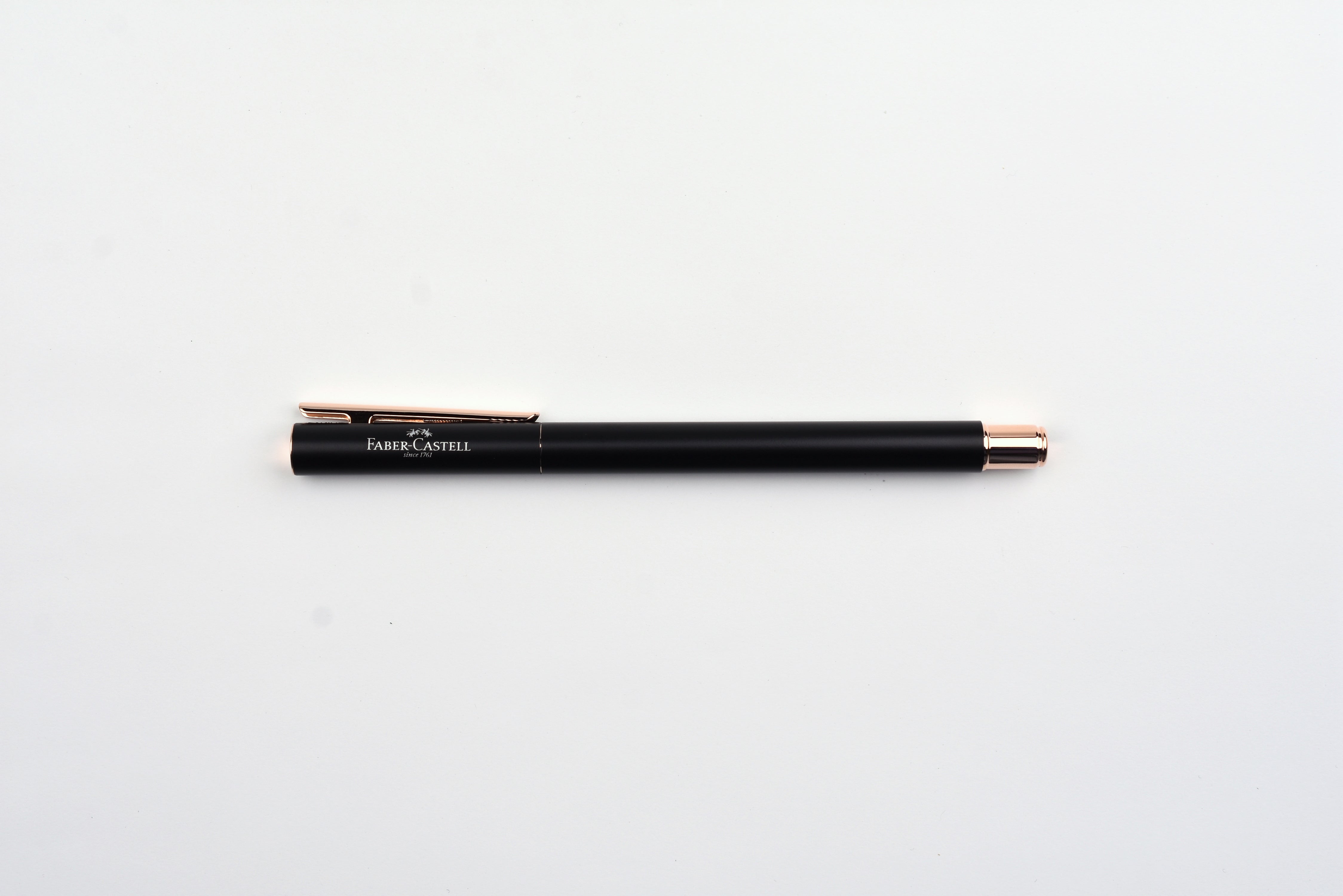 Faber-Castell - Design Neo Slim Fountain Pen - Black Matte & Rose Gold