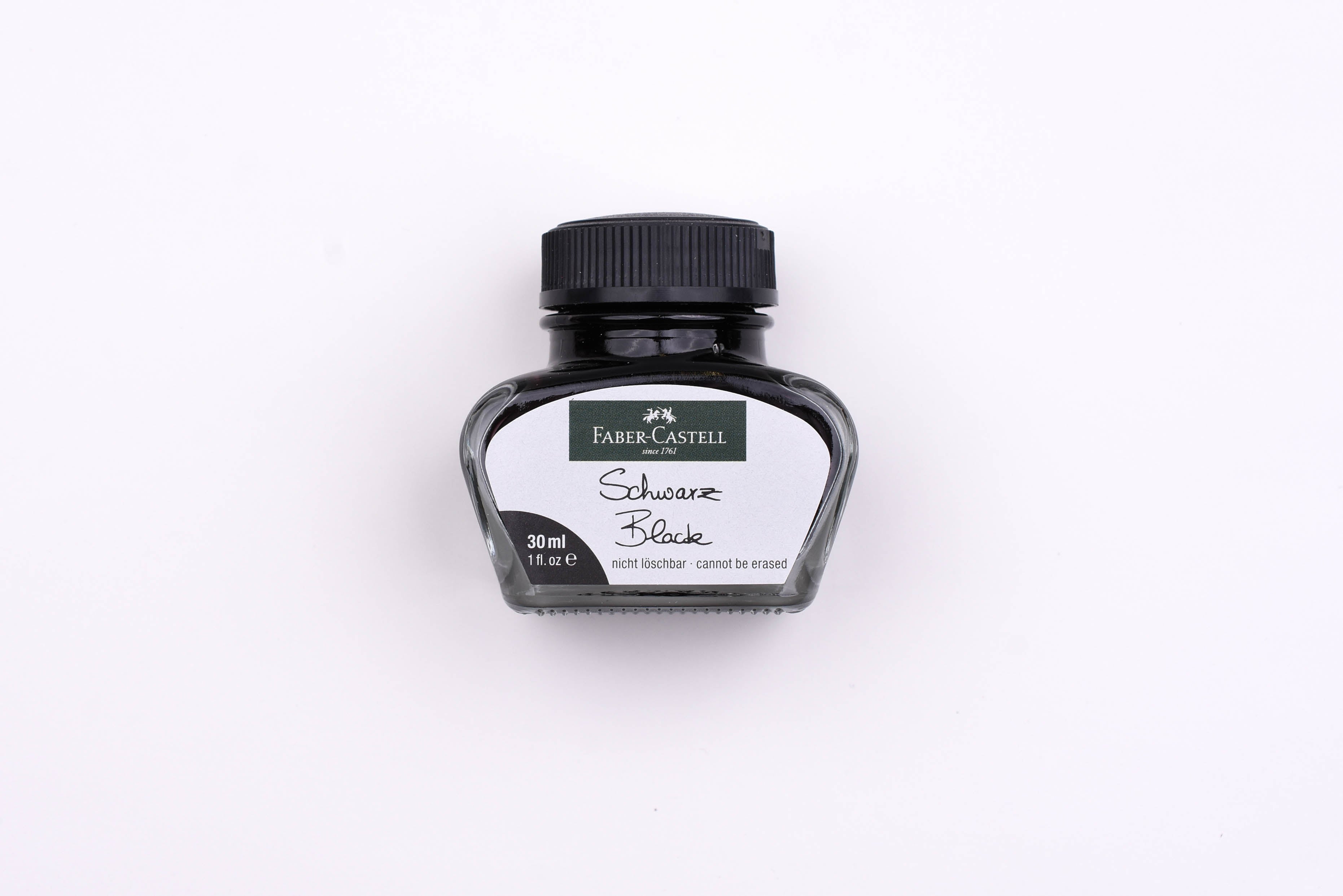 Faber-Castell - Fountain Pen Ink Bottles - Black - 30ml Bottle