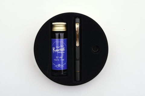 Kaweco PISTON AL Sport Fountain Pen - Starter Set - Black